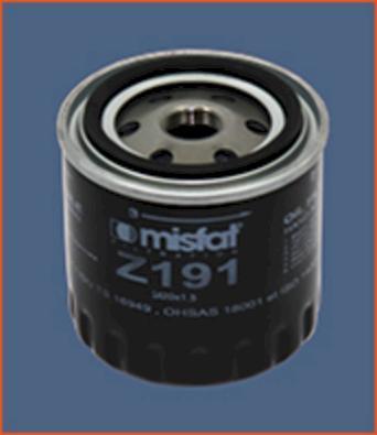 MISFAT Z191 - Oil Filter autospares.lv