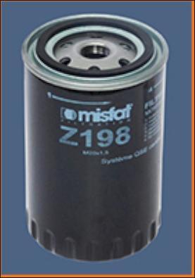 MISFAT Z198 - Oil Filter autospares.lv