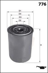 MISFAT Z162 - Oil Filter autospares.lv