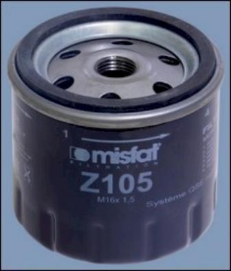 MISFAT Z105 - Oil Filter autospares.lv