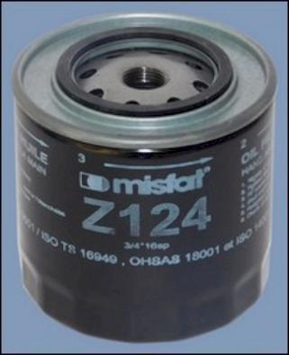 MISFAT Z124 - Oil Filter autospares.lv