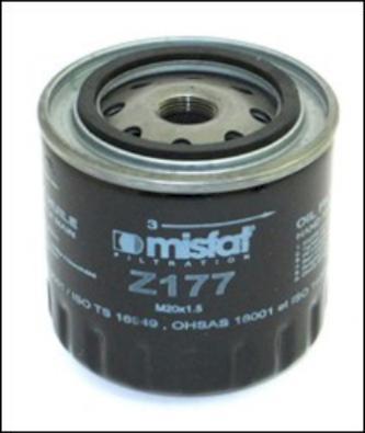 MISFAT Z177 - Oil Filter autospares.lv