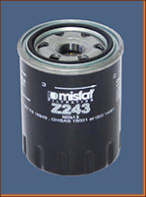 MISFAT Z243 - Oil Filter autospares.lv