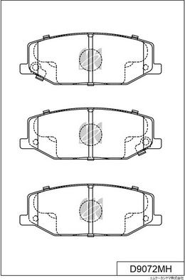 Valeo 606487 - Brake Pad Set, disc brake autospares.lv