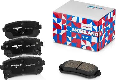 MOBILAND 429202810 - Brake Pad Set, disc brake autospares.lv