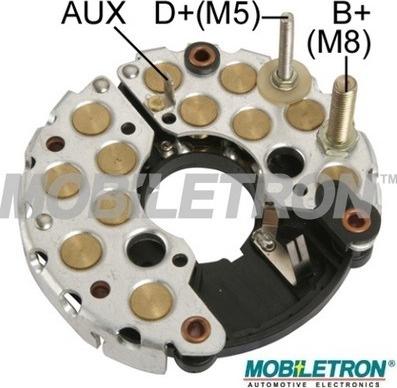 Mobiletron RB-41H - Rectifier, alternator autospares.lv