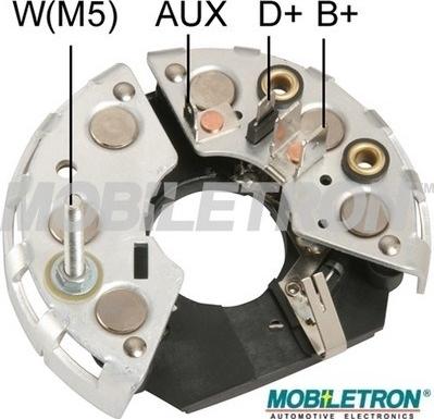 Mobiletron RB-06HA - Rectifier, alternator autospares.lv