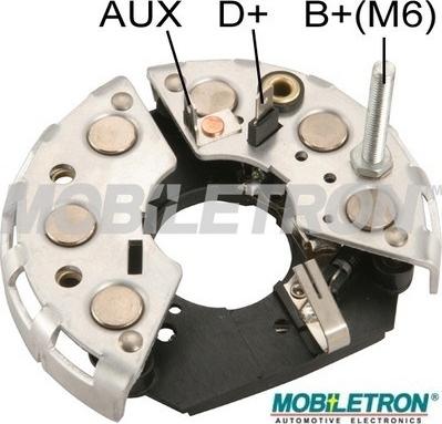 Mobiletron RB-02H - Rectifier, alternator autospares.lv