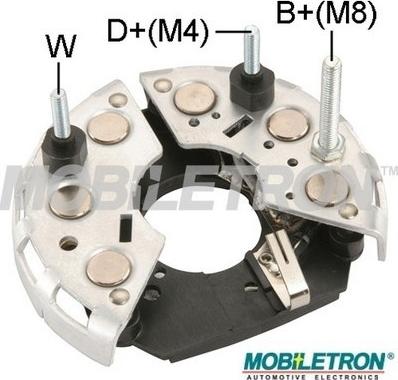 Mobiletron RB-17H - Rectifier, alternator autospares.lv