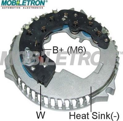 Mobiletron RF-053HV - Rectifier, alternator autospares.lv