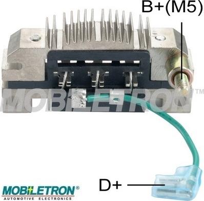 Mobiletron RI-02HA - Rectifier, alternator autospares.lv