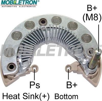 Mobiletron RM-180HV - Rectifier, alternator autospares.lv