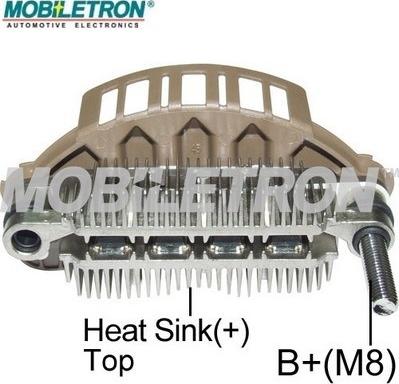 Mobiletron RM-210HV - Rectifier, alternator autospares.lv