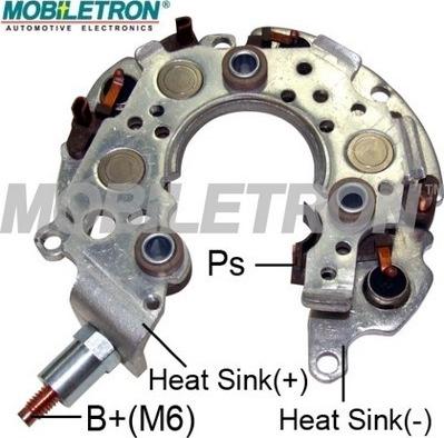 Mobiletron RN-45H - Rectifier, alternator autospares.lv