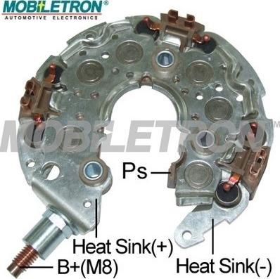 Mobiletron RN-47 - Rectifier, alternator autospares.lv