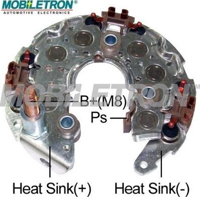 Mobiletron RN-56 - Rectifier, alternator autospares.lv