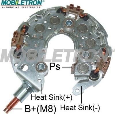 Mobiletron RN-53 - Rectifier, alternator autospares.lv