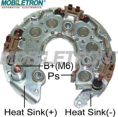 Mobiletron RN-60 - Rectifier, alternator autospares.lv