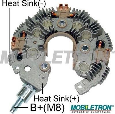 Mobiletron RN-67 - Rectifier, alternator autospares.lv