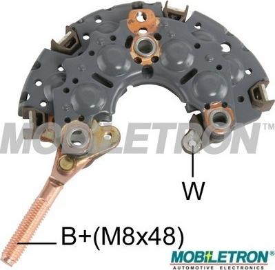 Mobiletron RN-11 - Rectifier, alternator autospares.lv