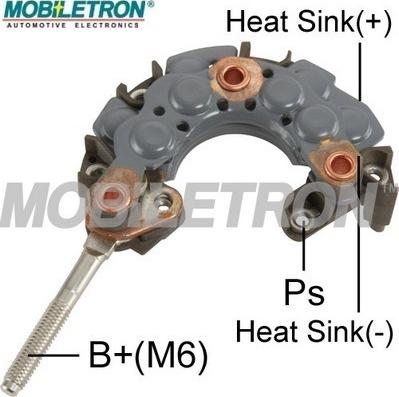 Mobiletron RN-18 - Rectifier, alternator autospares.lv