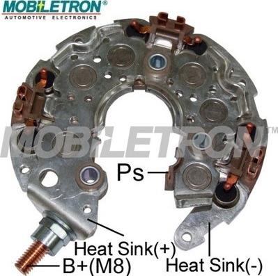 Mobiletron RN-39 - Rectifier, alternator autospares.lv