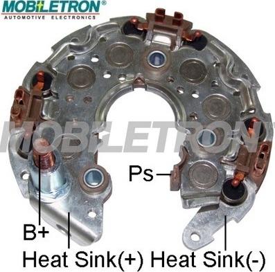 Mobiletron RN-33 - Rectifier, alternator autospares.lv