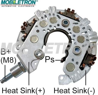 Mobiletron RN-78 - Rectifier, alternator autospares.lv