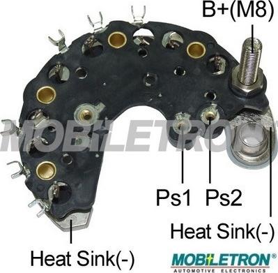 Mobiletron RP-48 - Rectifier, alternator autospares.lv