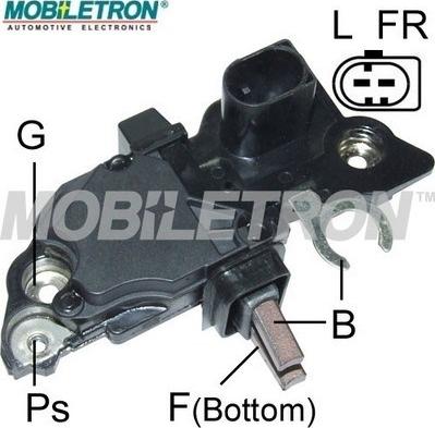 Mobiletron VR-B414 - Voltage regulator, alternator autospares.lv