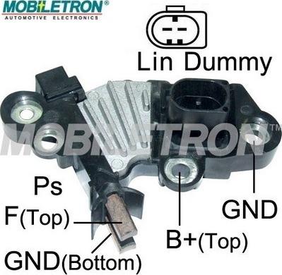 Mobiletron VR-B057 - Voltage regulator, alternator autospares.lv