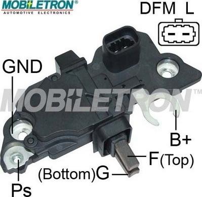 Mobiletron VR-B160 - Voltage regulator, alternator autospares.lv