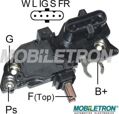 Mobiletron VR-B118B - Voltage regulator, alternator autospares.lv