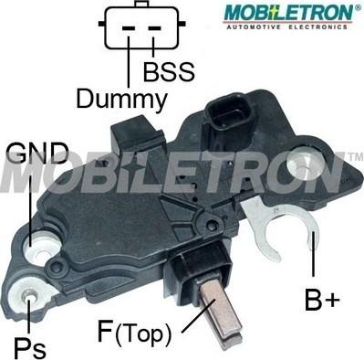 Mobiletron VR-B131 - Voltage regulator, alternator autospares.lv