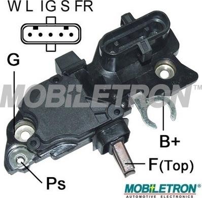 Mobiletron VR-B122B - Voltage regulator, alternator autospares.lv