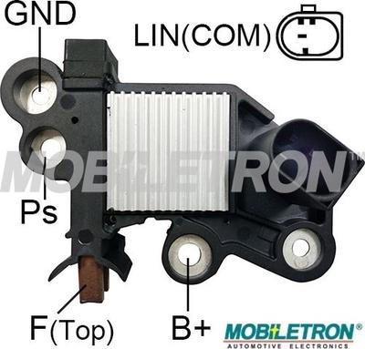 Mobiletron VR-B854 - Voltage regulator, alternator autospares.lv