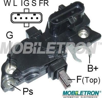 Mobiletron VR-B396 - Voltage regulator, alternator autospares.lv