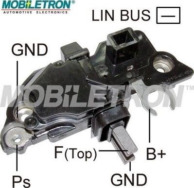 Mobiletron VR-B379 - Voltage regulator, alternator autospares.lv