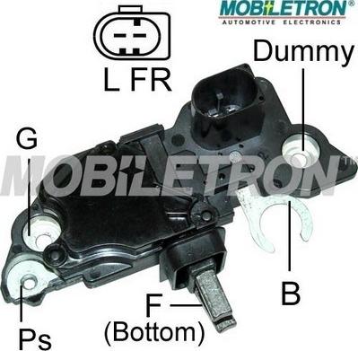 Mobiletron VR-B244 - Voltage regulator, alternator autospares.lv