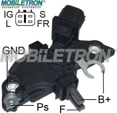 Mobiletron VR-B243 - Voltage regulator, alternator autospares.lv