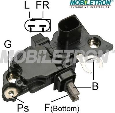 Mobiletron VR-B247 - Voltage regulator, alternator autospares.lv