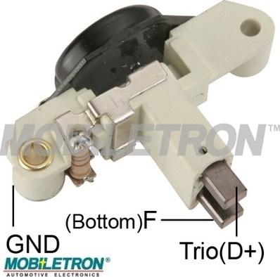 Mobiletron VR-B201H - Voltage regulator, alternator autospares.lv