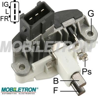 Mobiletron VR-B238 - Voltage regulator, alternator autospares.lv