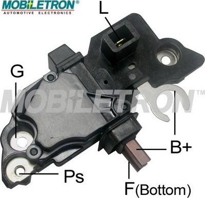 Mobiletron VR-B221 - Voltage regulator, alternator autospares.lv