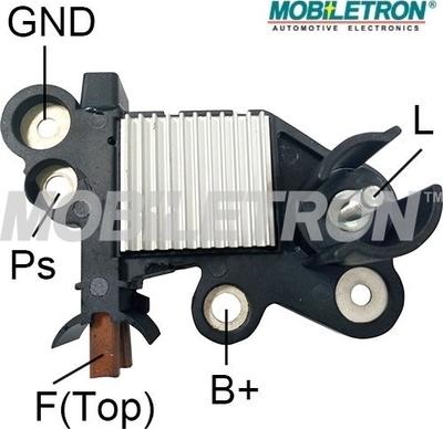 Mobiletron VR-B703 - Voltage regulator, alternator autospares.lv