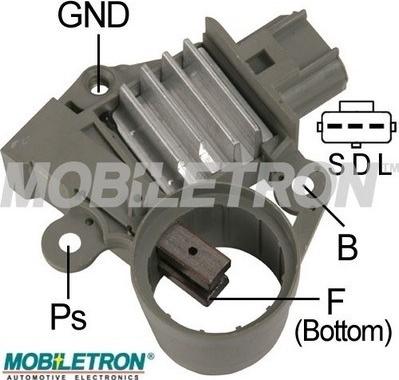 Mobiletron VR-F901 - Voltage regulator, alternator autospares.lv