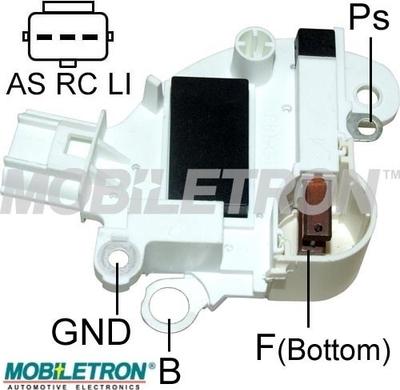 Mobiletron VR-F165 - Voltage regulator, alternator autospares.lv