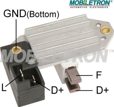 Mobiletron VR-F119B - Voltage regulator, alternator autospares.lv