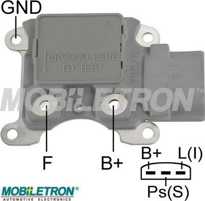 Mobiletron VR-F786H - Voltage regulator, alternator autospares.lv