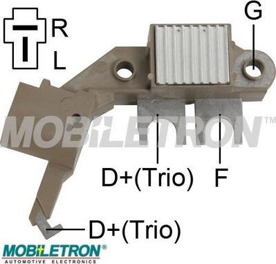 Mobiletron VR-H2009-69B - Voltage regulator, alternator autospares.lv